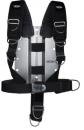 Tecline Harness Komfort mit Edelstahl-Backplate 3mm ohne Logog - bewegliche D-Ringe